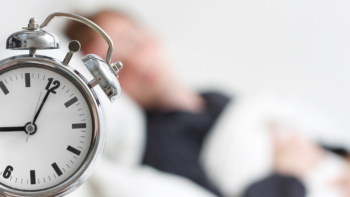 Sleep Hygiene for Mental Health, Alarm Clock with person sleeping